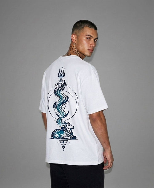 KAAL HARA | Unisex Terry Oversized Tee - Clobric Fashion