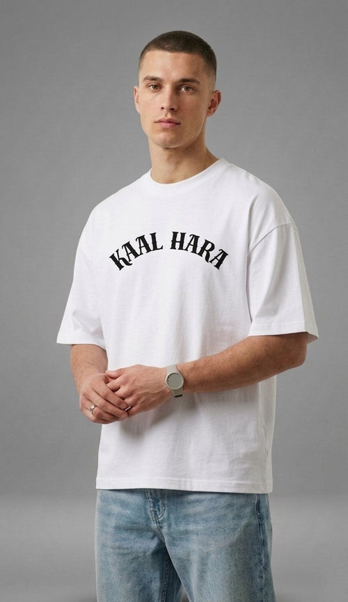 KAAL HARA | Unisex Terry Oversized Tee - Clobric Fashion