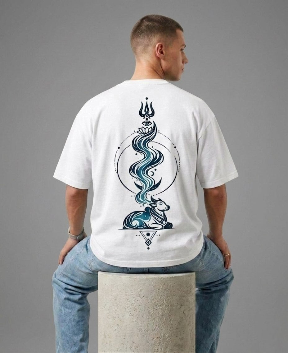 KAAL HARA | Unisex Terry Oversized Tee - Clobric Fashion