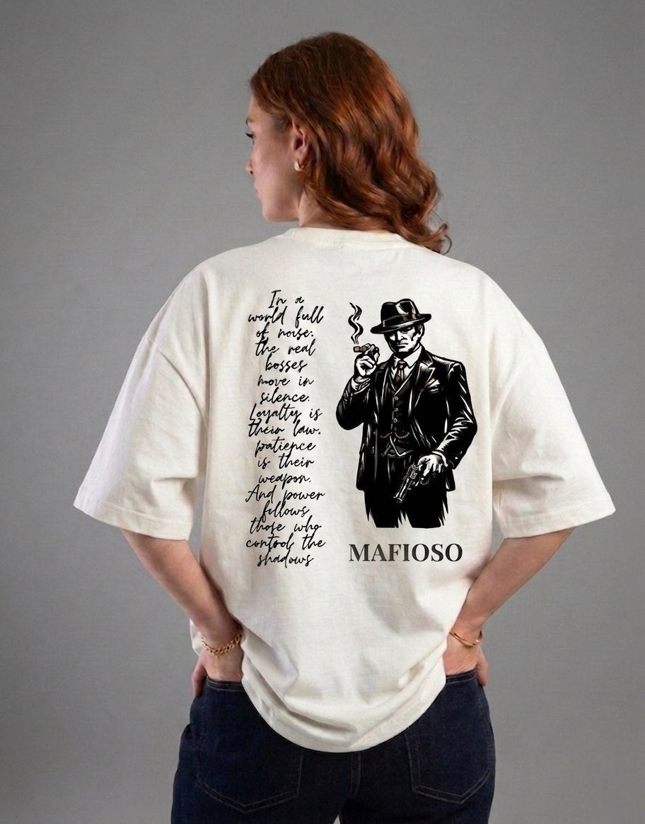 MAFIOSO | Unisex Terry Oversized Tee - Clobric Fashion
