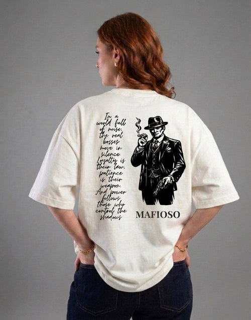 MAFIOSO | Unisex Terry Oversized Tee - Clobric Fashion