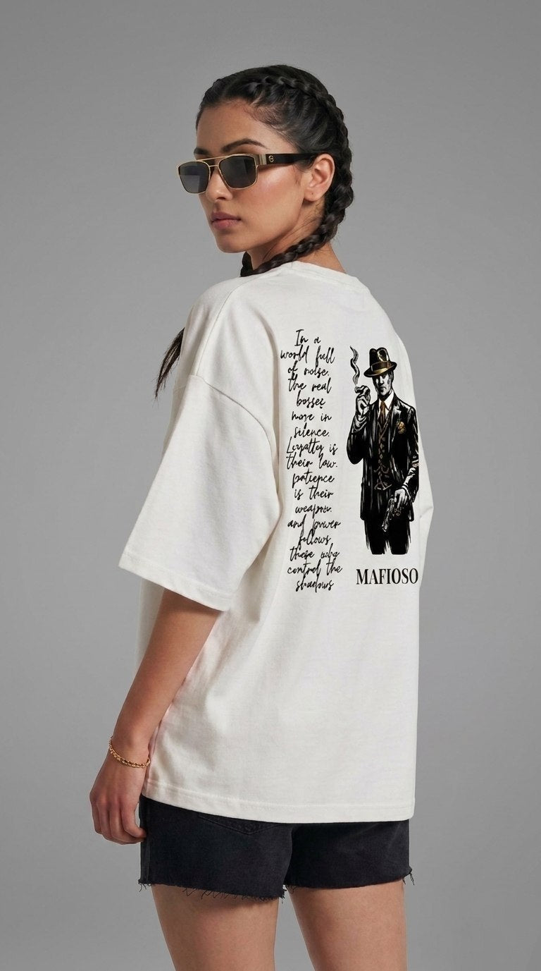 MAFIOSO | Unisex Terry Oversized Tee - Clobric Fashion