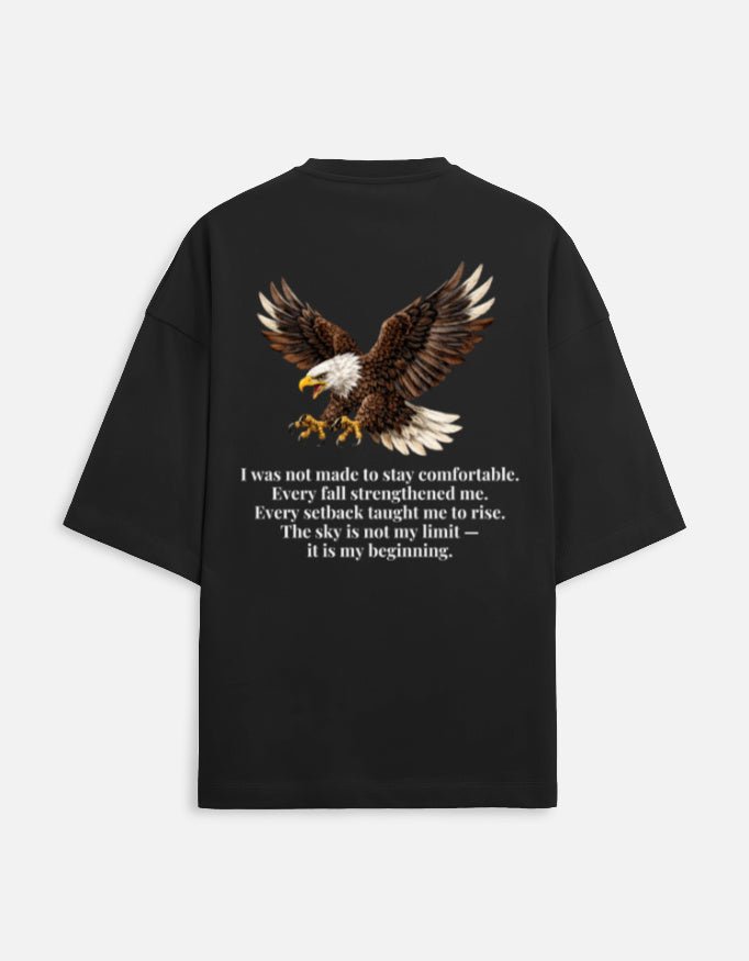 WINGS OF RESILIENCE | Unisex Terry Oversized Tee - Clobric Fashion
