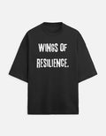 WINGS OF RESILIENCE | Unisex Terry Oversized Tee - Clobric Fashion